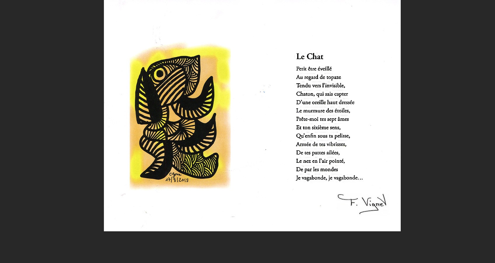 0 Le chat dessin Claudine Goux texte Françoise Vignet 1bis 121123.jpg