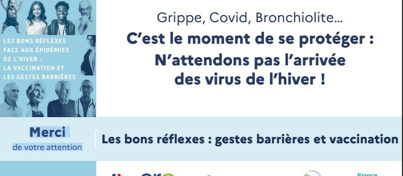 La vaccination, pour se protéger des épidémies saisonnières chez les adultes et les enfants