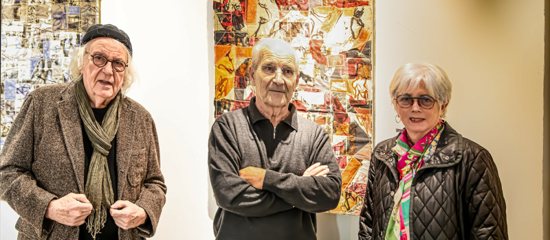 Saint-Mont : Vernissage de l'expo de Michel Danton à la Galerie bleue-Plaimont