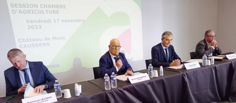 Chambre d'Agriculture, une session sur fonds de crises