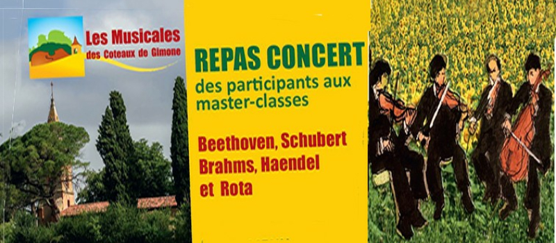 Rendez-vous convivial avec Les Musicales des coteaux de Gascogne.