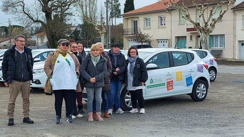 Le réseau ADMR du Gers se dote d’une flotte de véhicules à destination des aides à domicile