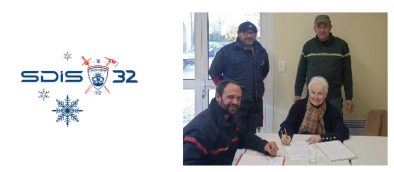 Signature de Convention Disponibilité Employeur mairie de Roques- SDIS32