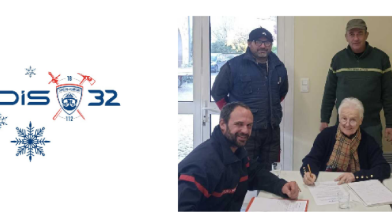 Signature de Convention Disponibilité Employeur mairie de Roques- SDIS32
