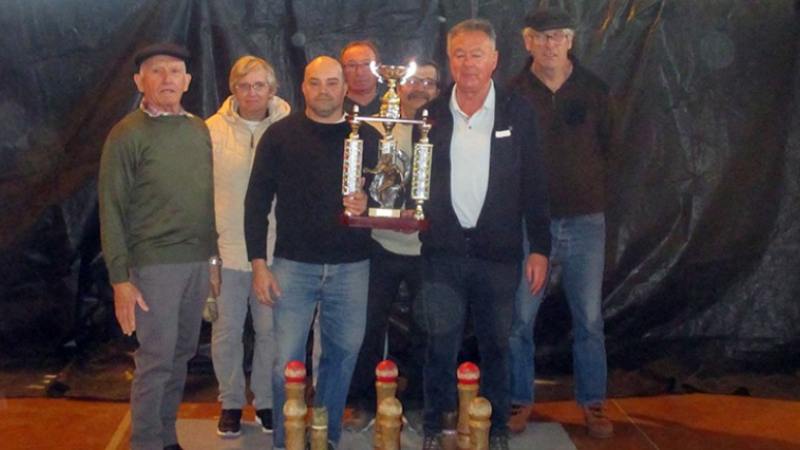Concours de quilles, trophée Gérard Breuille
