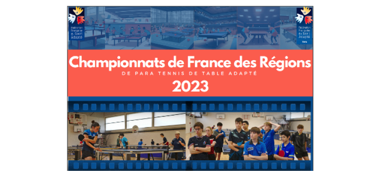 Le Championnat de France des Régions de Para Tennis de table Adapté, c'est ce week-end !