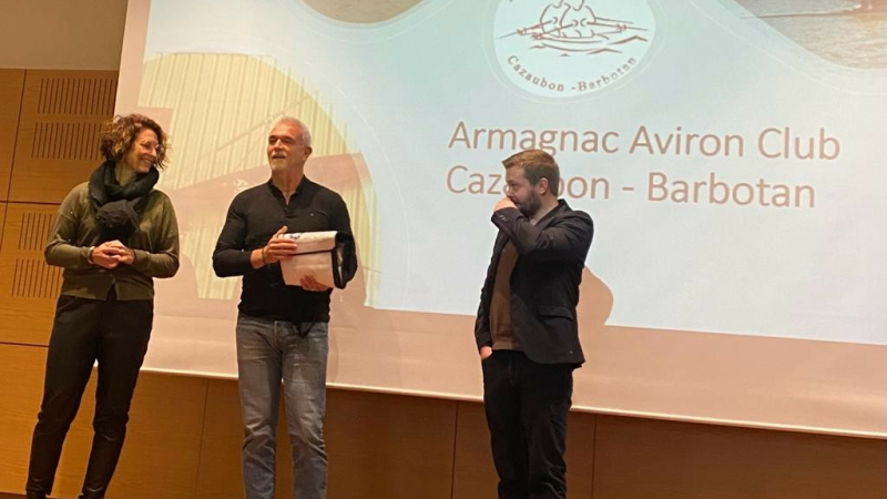 L’Armagnac Aviron club reçoit une trousse médicale de premier secours