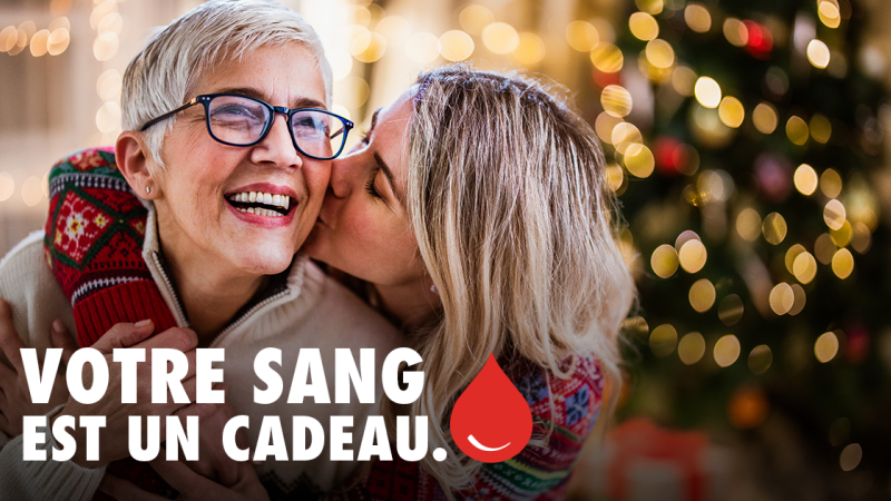 Une occcasion de faire un dernier cadeau de Noël : donnez votre sang !