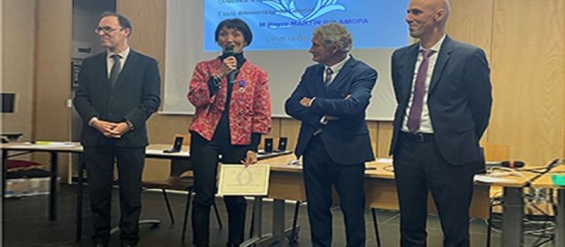 Carline Gauran à l'honneur