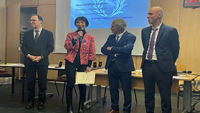 Carline Gauran à l'honneur