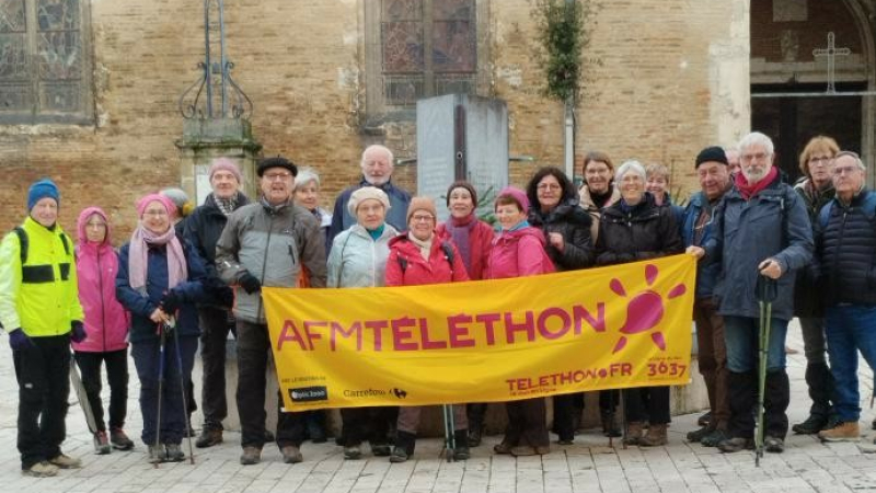 Ils ont marché pour le Téléthon