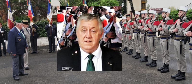 L’adjudant-chef Ivan Baus président de l’amicale des anciens de la légion étrangère du Gers nous a quittés subitement la veille de noël.