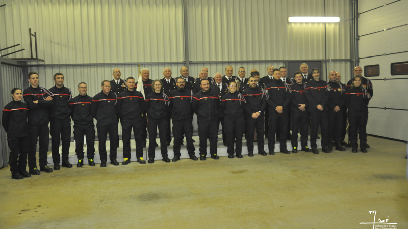 Les pompiers de Gondrin ont fêté la Sainte Barbe !