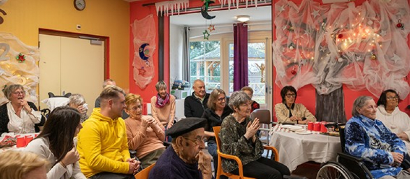 Fête Noël à l'Ehpad à Termes d'Armagnac