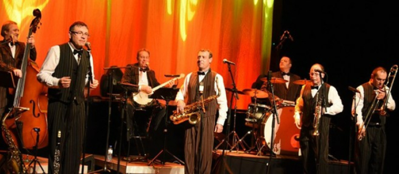 Les cocktails jazz band en scène