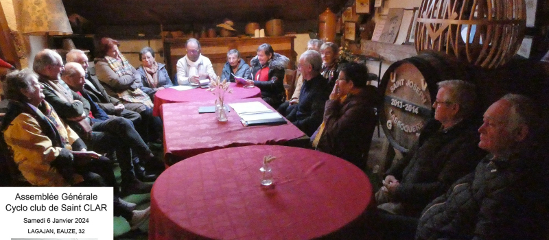 Assemblée Générale 2024 du Cyclo-Club Saint-Clarais.