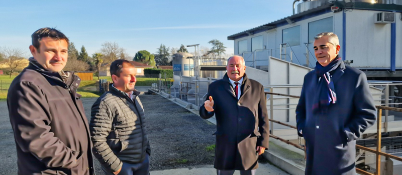 Le préfet Laurent Carriévient découvrir les Hauts de Monrouge et Dartigalongue à Nogaro