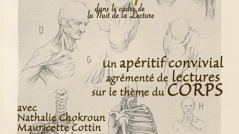 "La Nuit de la lecture" sur le thème du corps à la médiathèque de Saint-Clar.