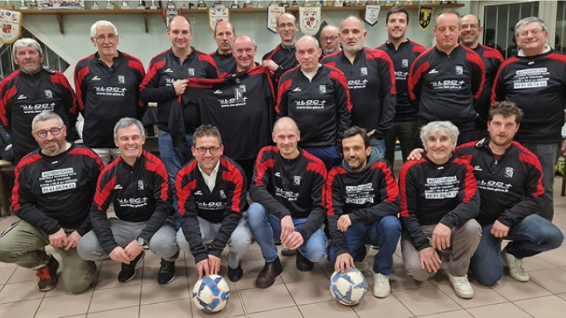 De bien belles tenues pour les footballeurs de la section loisirs de l'US Simorraine