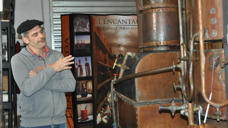 Première distillation à l'Encantada!
