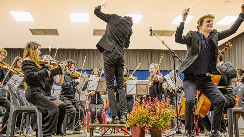 Le Jeune Orchestre symphonique de l'Entre-Deux-Mers a brûlé les planches à Nogaro