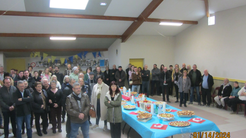Une cérémonie des vœux conviviale