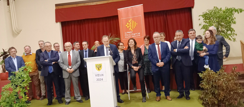 Voeux de la municipalité en compagnie de  Carole Delga