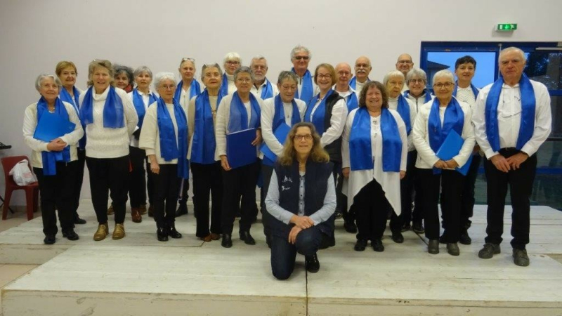 Les Poly'Sons Gascons et les  enfants du groupe scolaire Courrensan-Gondrin unis pour un concert solidaire au profit de la Croix rouge Française !