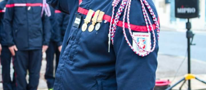 Prise de commandement du centre d’incendie et de secours de Seissan  par le Lieutenant Picamilh