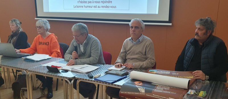 Assemblée Générale des musicales des coteaux de Gimone