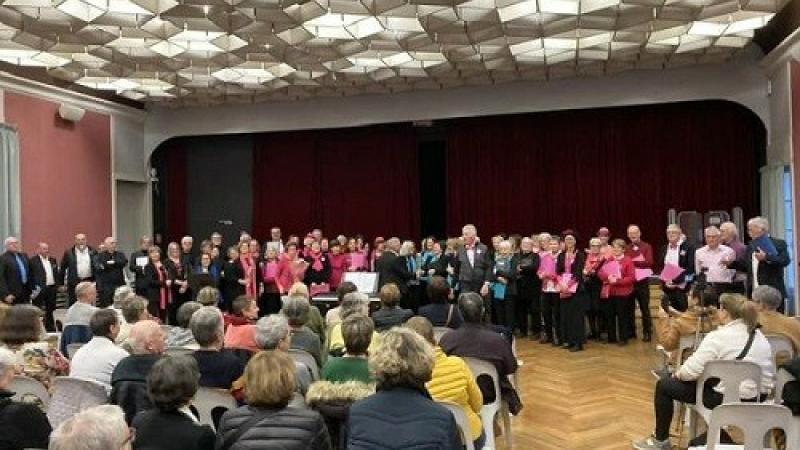 Dimanche 11 février 80 choristes ont chanté pour La Croix Rouge à Auch !