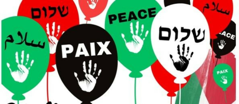 Pour la Paix, un lâcher de ballons aux couleurs de la Palestine, le 24 février a 11h, Place de la Libération à Auch.