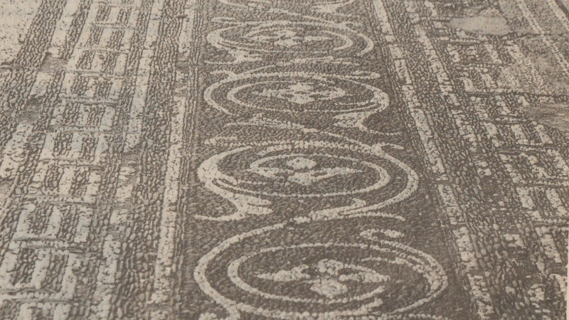 Le trottoir en mosaïque d'Henri de Rivière