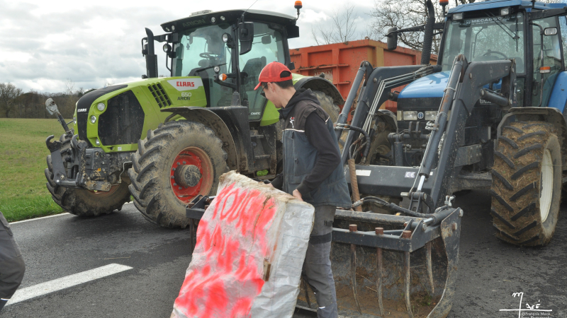 Circulation: la N124 et laN21 fermées en raison de nouvelles manifestations