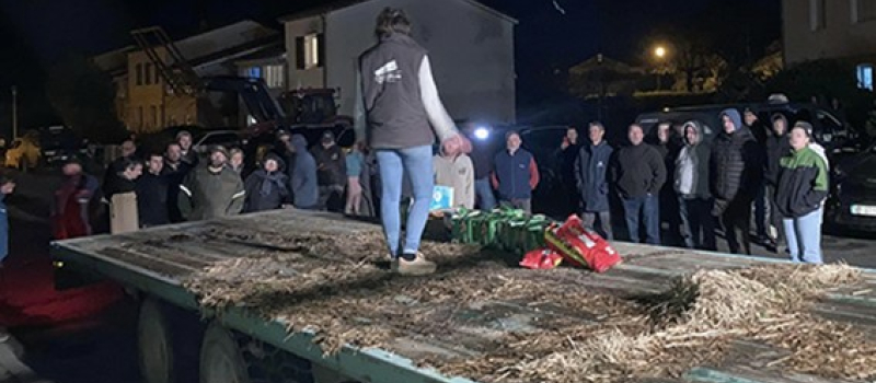 les agriculteurs se font entendre ici aussi