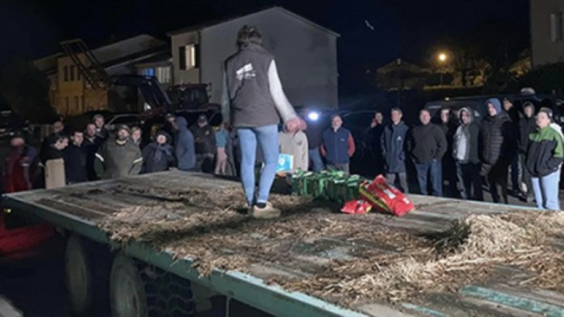 les agriculteurs se font entendre ici aussi