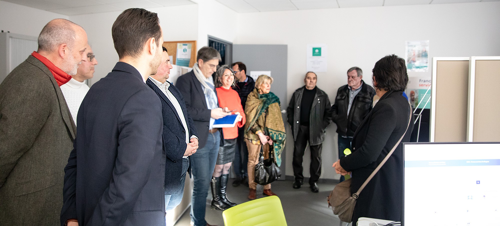 0 Visite des locaux France Services à Nogaro  par sous-préfet Raphaël Farges 1bis 200224.jpg