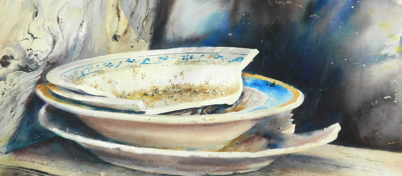 Printemps des Arts : les aquarelles de  Carole Joubin ou l'âme des vieux objets