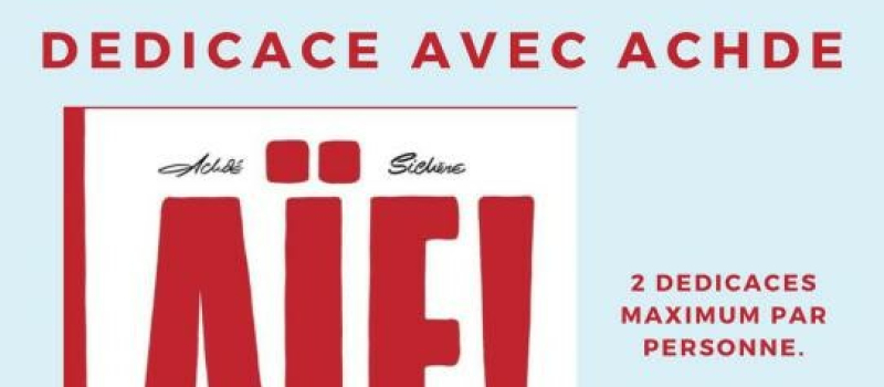 Dédicace avec Achdé