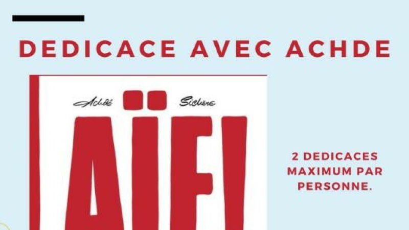 Dédicace avec Achdé