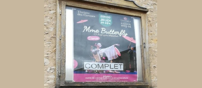 Madame Butterfly à guichet fermé