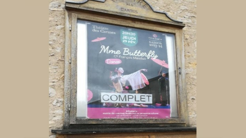 Madame Butterfly à guichet fermé