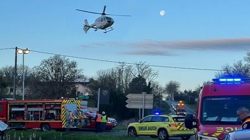 Grave accident aux Trouettes, 2 blessés en urgence absolue
