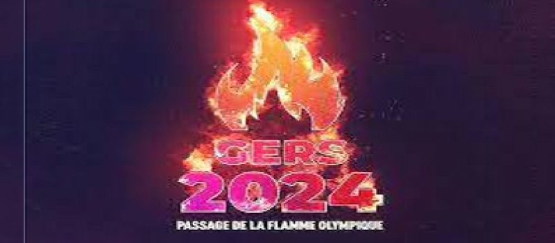 Parcours de la Flamme Olympique dans le Gers