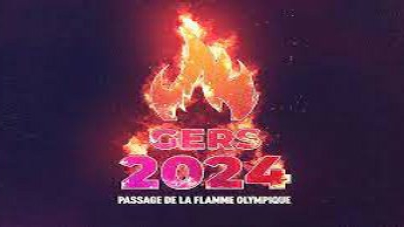 Parcours de la Flamme Olympique dans le Gers