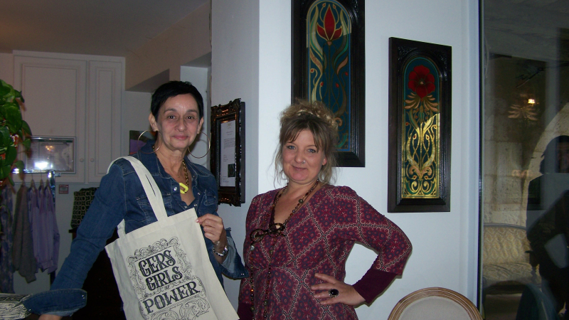 A "Croq'la Vie", vernissage de l'artiste Genowefa Pawlak.
