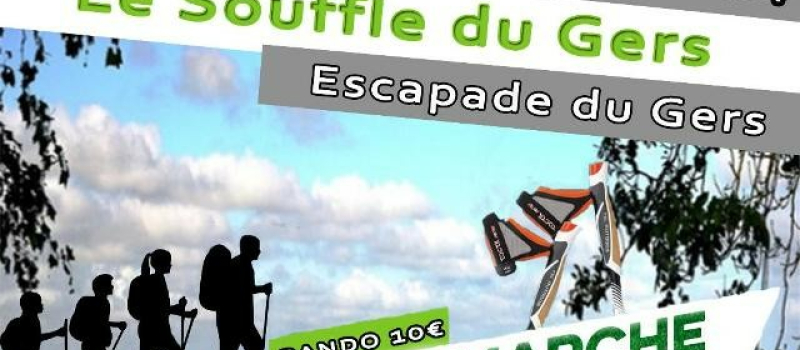 Souffle du Gers / marche nordique le 17 mars 2024