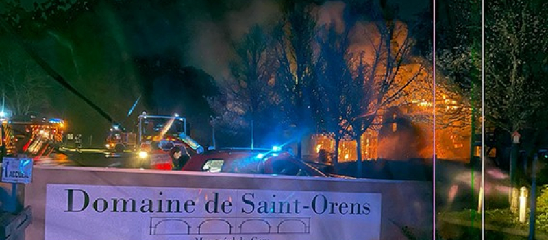 Important incendie au centre Saint Orens
