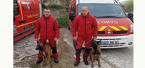 pompiers cynophiles gers