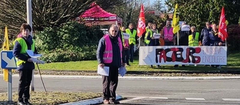 Après la longue grève les facteurs remercient leurs soutiens